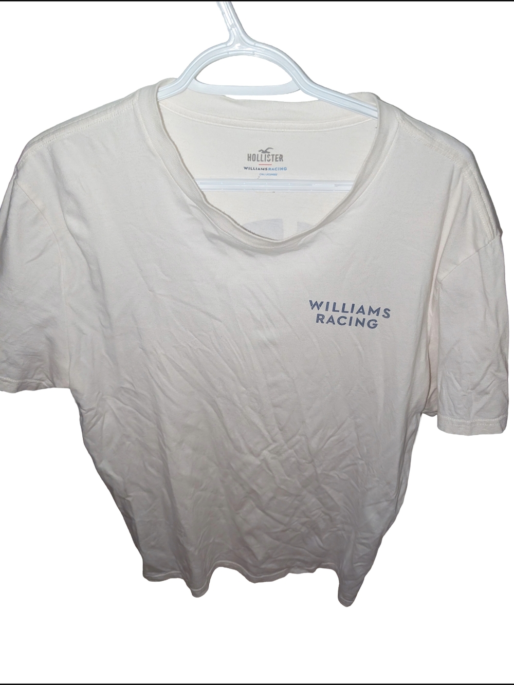Hollister x Williams Racing White Men's T-shirt